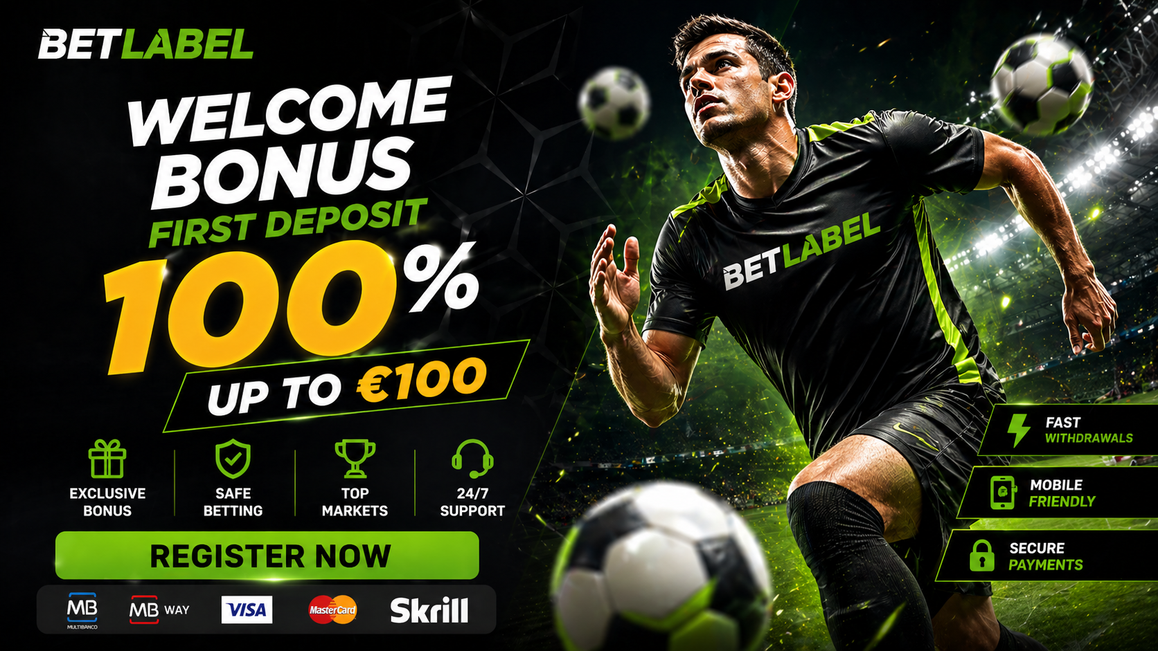 BetLabel welcome bonus